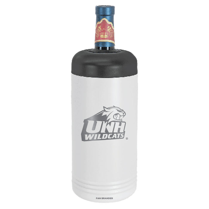 Fan Brander Wine Chiller Tumbler with New Hampshire Wildcats Etched Primary Logo