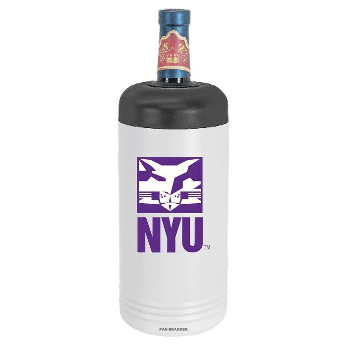 Fan Brander Wine Chiller Tumbler with NYU Secondary Logo