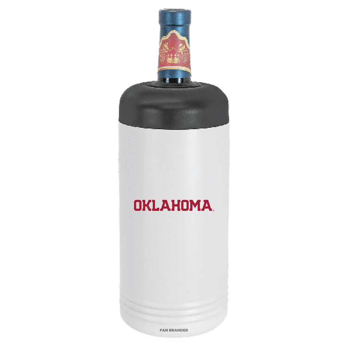 Fan Brander Wine Chiller Tumbler with Oklahoma Sooners Secondary Logo