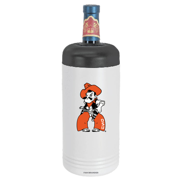 Fan Brander Wine Chiller Tumbler with Oklahoma State Cowboys Secondary Logo