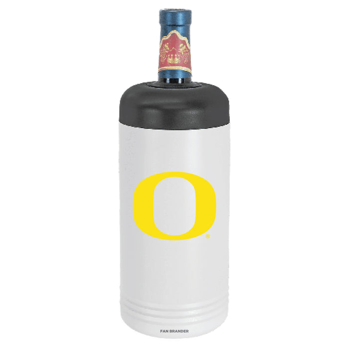 Fan Brander Wine Chiller Tumbler with Oregon Ducks Primary Logo