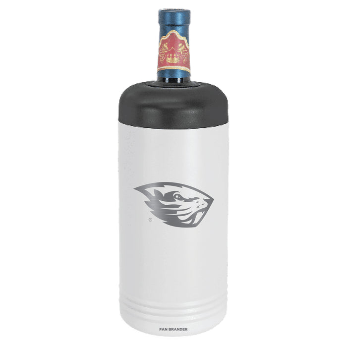 Fan Brander Wine Chiller Tumbler with Oregon State Beavers Etched Primary Logo