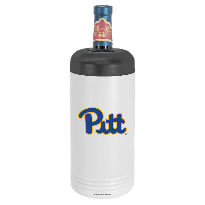 Fan Brander Wine Chiller Tumbler with Pittsburgh Panthers Primary Logo