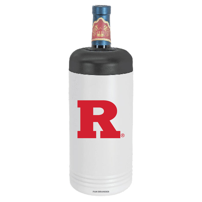Fan Brander Wine Chiller Tumbler with Rutgers Scarlet Knights Primary Logo