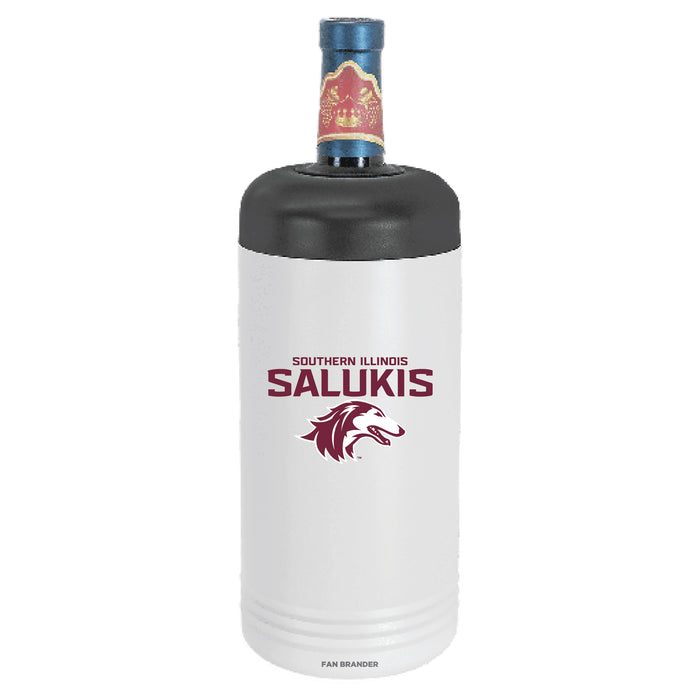 Fan Brander Wine Chiller Tumbler with Southern Illinois Salukis Primary Logo