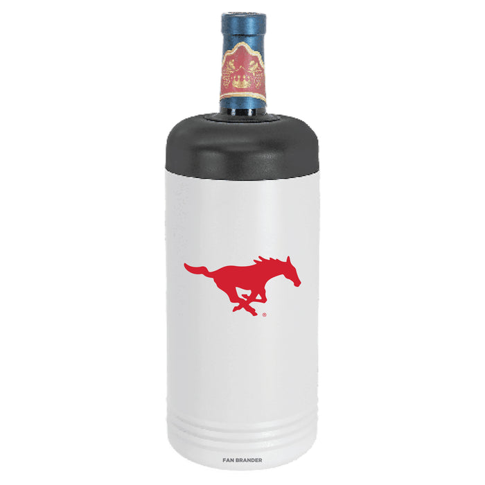 Fan Brander Wine Chiller Tumbler with SMU Mustangs Secondary Logo