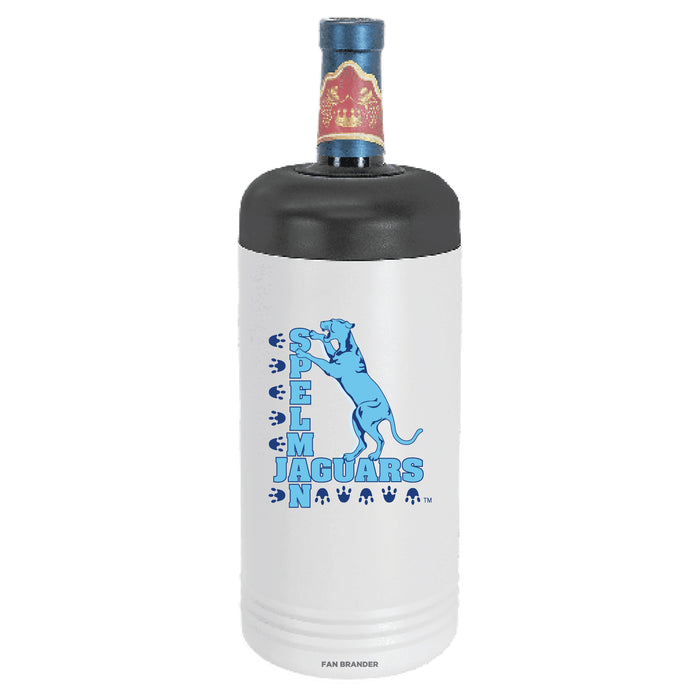 Fan Brander Wine Chiller Tumbler with Spelman College Jaguars Primary Logo