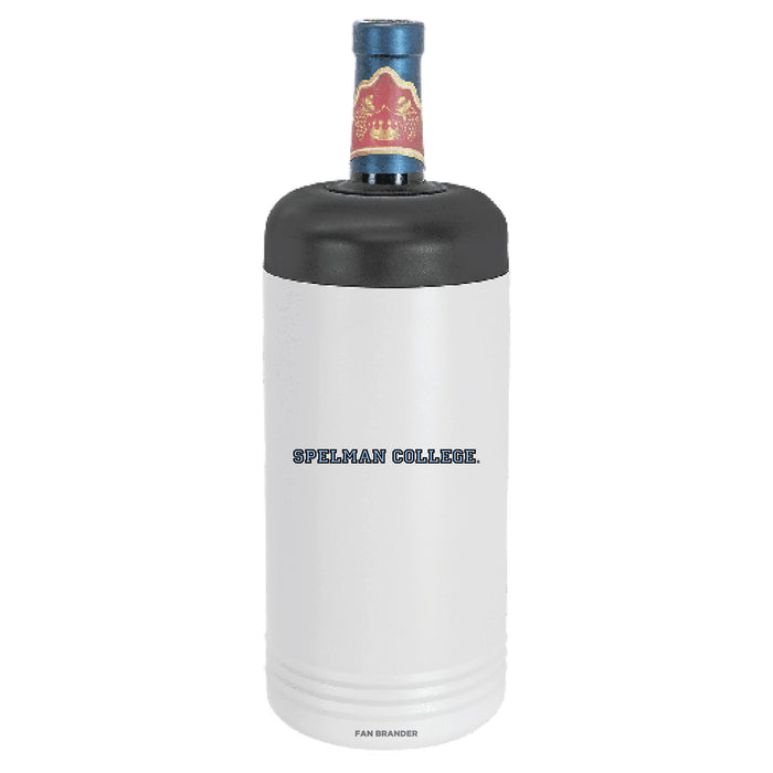 Fan Brander Wine Chiller Tumbler with Spelman College Jaguars Secondary Logo