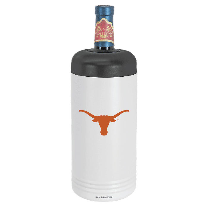 Fan Brander Wine Chiller Tumbler with Texas Longhorns Primary Logo