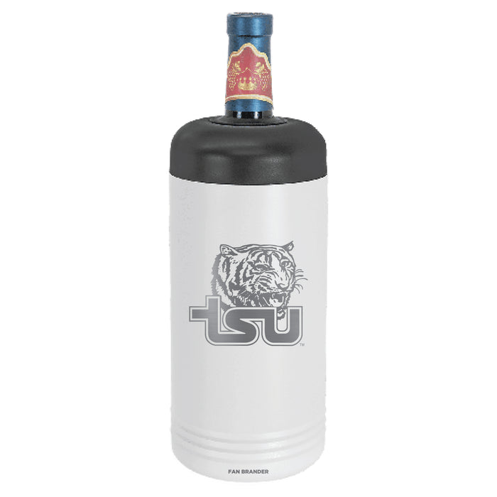 Fan Brander Wine Chiller Tumbler with Tennessee State Tigers Etched Primary Logo