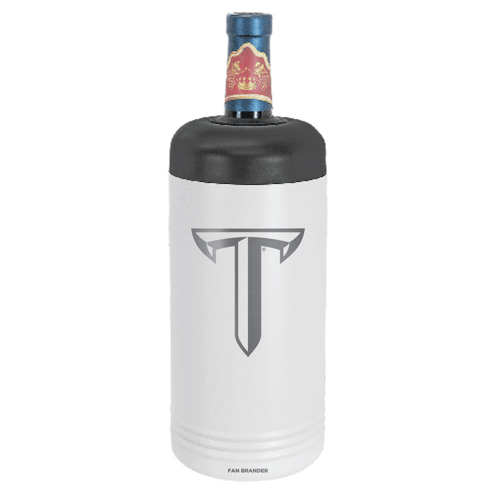 Fan Brander Wine Chiller Tumbler with Troy Trojans Etched Primary Logo