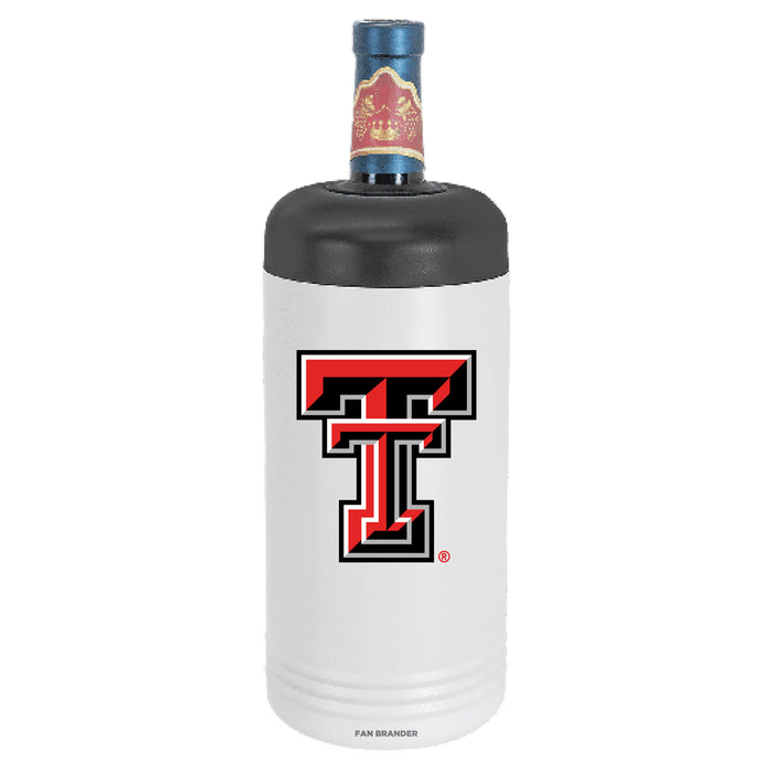 Fan Brander Wine Chiller Tumbler with Texas Tech Red Raiders Primary Logo