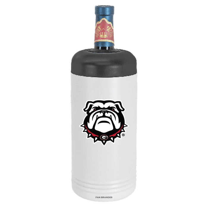 Fan Brander Wine Chiller Tumbler with Georgia Bulldogs Secondary Logo