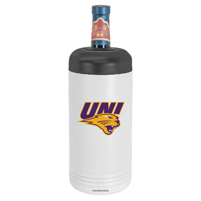 Fan Brander Wine Chiller Tumbler with Northern Iowa Panthers Primary Logo