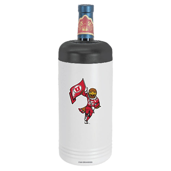 Fan Brander Wine Chiller Tumbler with Utah Utes Secondary Logo