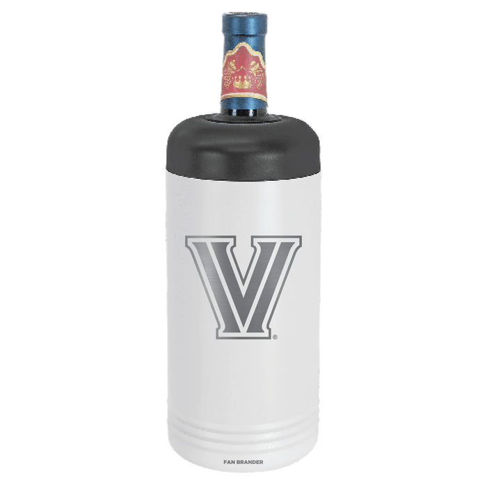 Fan Brander Wine Chiller Tumbler with Villanova University Etched Primary Logo