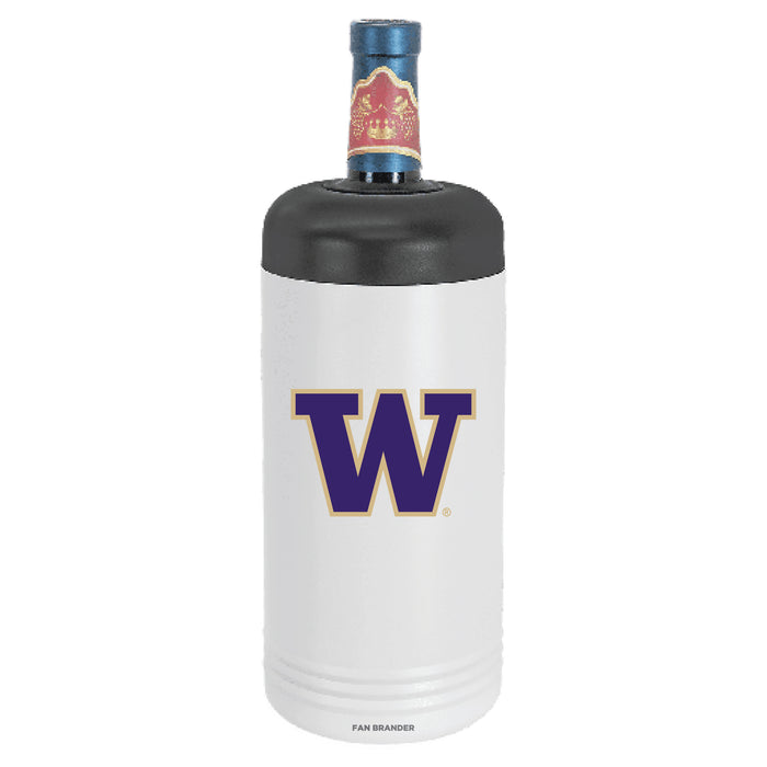 Fan Brander Wine Chiller Tumbler with Washington Huskies Primary Logo