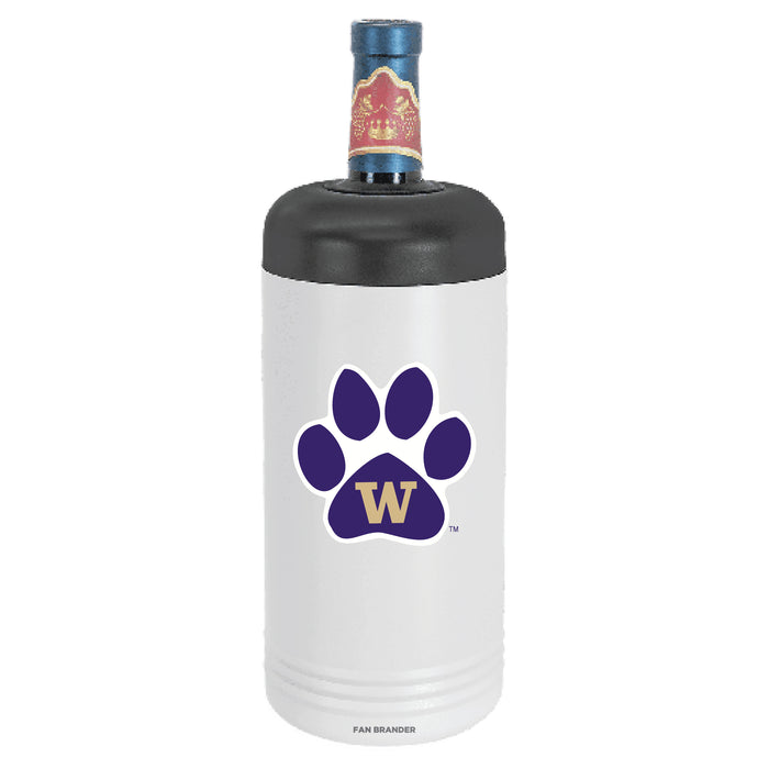 Fan Brander Wine Chiller Tumbler with Washington Huskies Secondary Logo