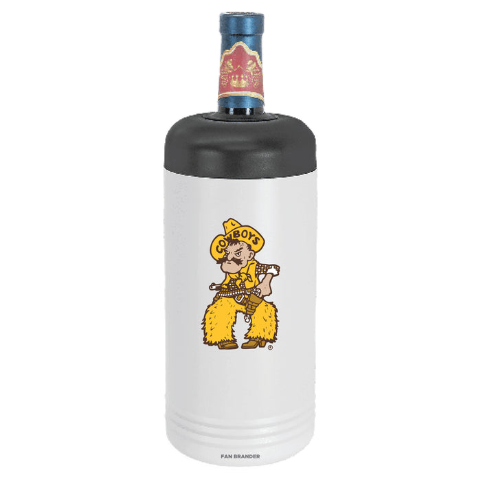 Fan Brander Wine Chiller Tumbler with Wyoming Cowboys Secondary Logo