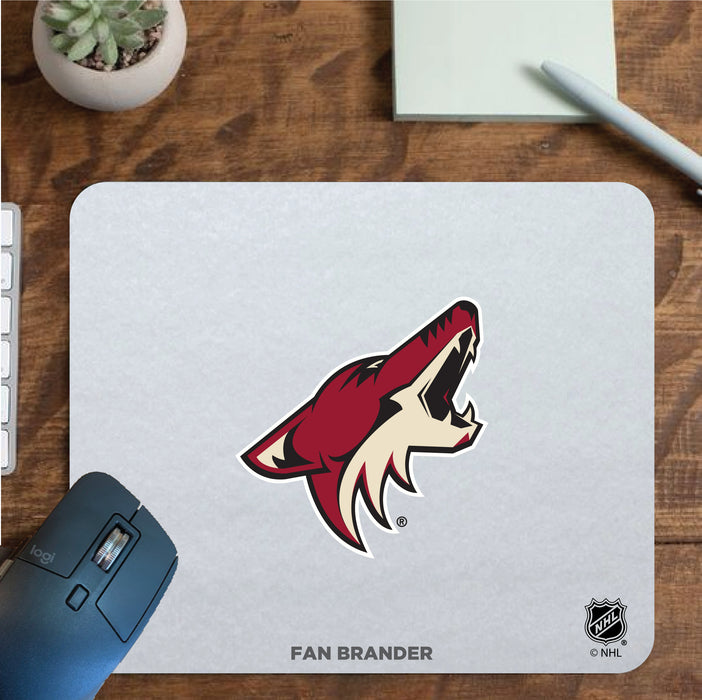 Fan Brander Mousepad with Arizona Coyotes design, for home, office and gaming.