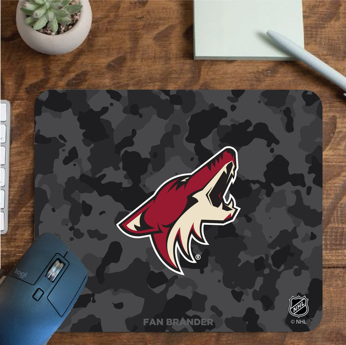 Fan Brander Mousepad with Arizona Coyotes design, for home, office and gaming.
