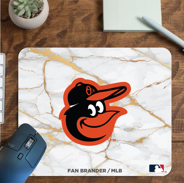 Fan Brander Mousepad with Baltimore Orioles design, for home, office and gaming.