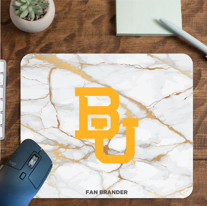 Fan Brander Mousepad with Baylor Bears design, for home, office and gaming.