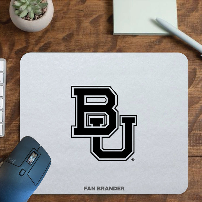 Fan Brander Mousepad with Baylor Bears design, for home, office and gaming.