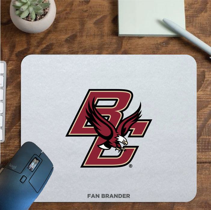 Fan Brander Mousepad with Boston College Eagles design, for home, office and gaming.