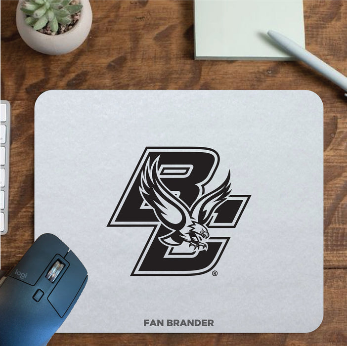 Fan Brander Mousepad with Boston College Eagles design, for home, office and gaming.