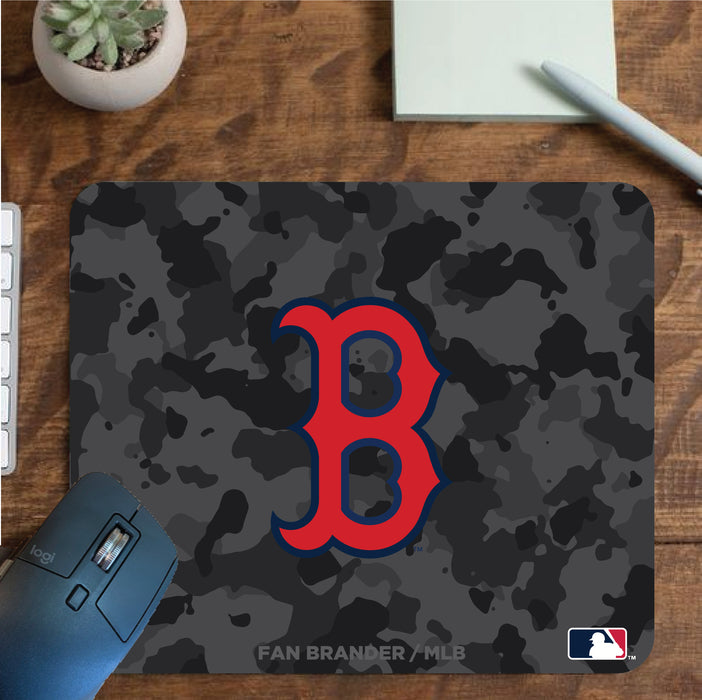 Fan Brander Mousepad with Boston Red Sox design, for home, office and gaming.