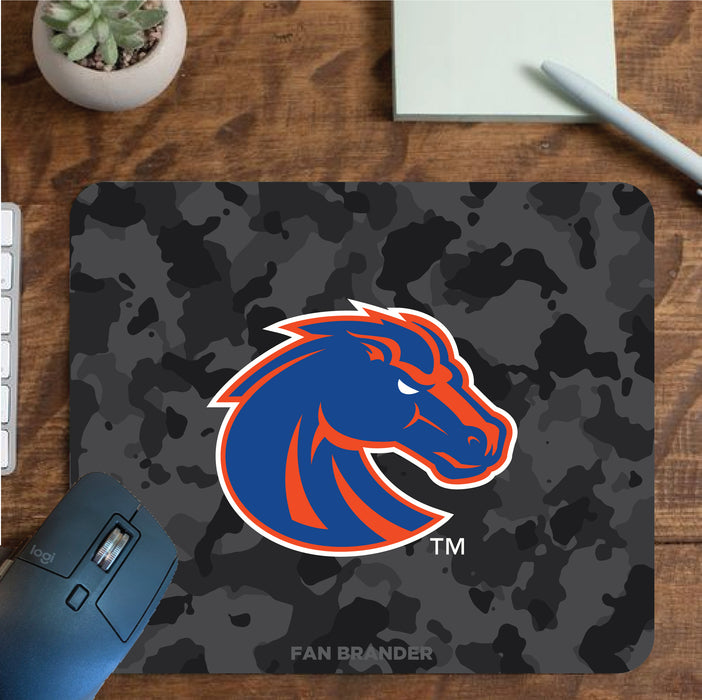 Fan Brander Mousepad with Boise State Broncos design, for home, office and gaming.