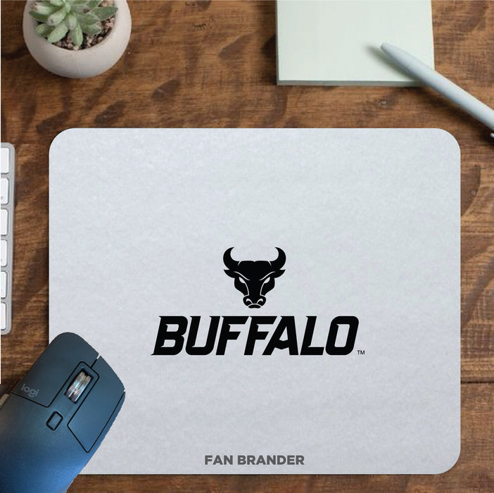 Fan Brander Mousepad with Buffalo Bulls design, for home, office and gaming.