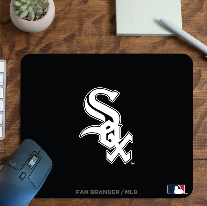 Fan Brander Mousepad with Chicago White Sox design, for home, office and gaming.