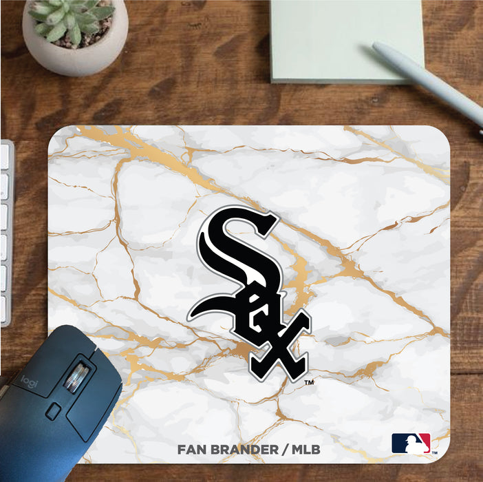Fan Brander Mousepad with Chicago White Sox design, for home, office and gaming.