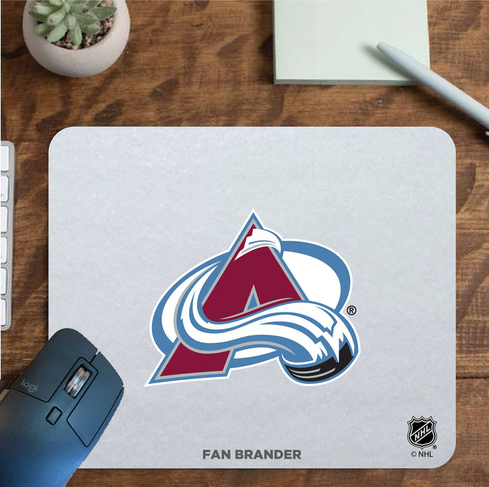 Fan Brander Mousepad with Colorado Avalanche design, for home, office and gaming.