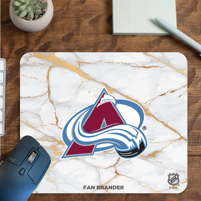 Fan Brander Mousepad with Colorado Avalanche design, for home, office and gaming.