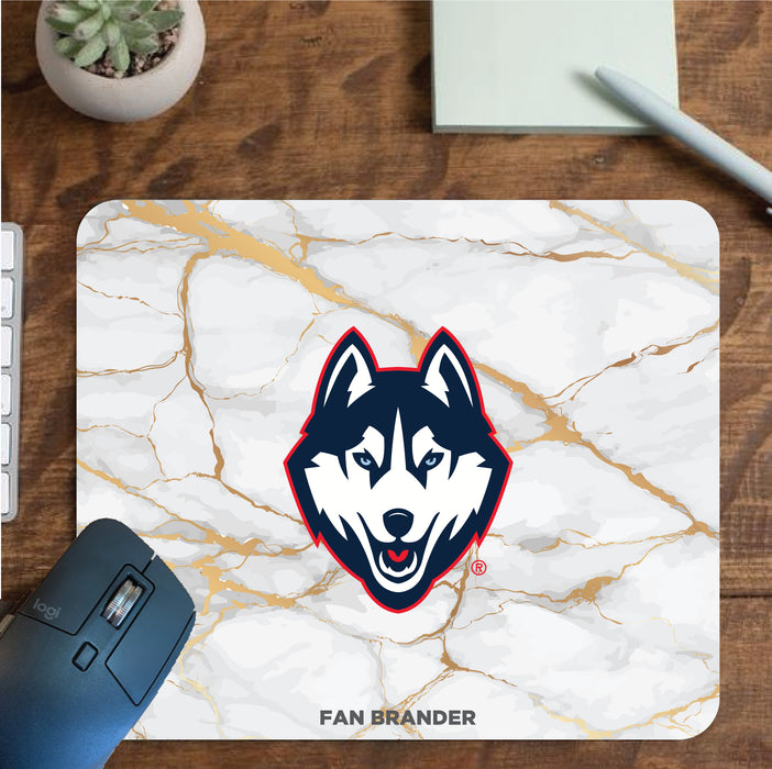 Fan Brander Mousepad with Uconn Huskies design, for home, office and gaming.