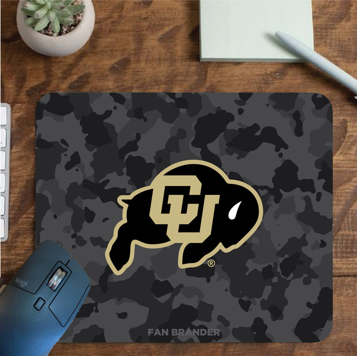 Fan Brander Mousepad with Colorado Buffaloes design, for home, office and gaming.