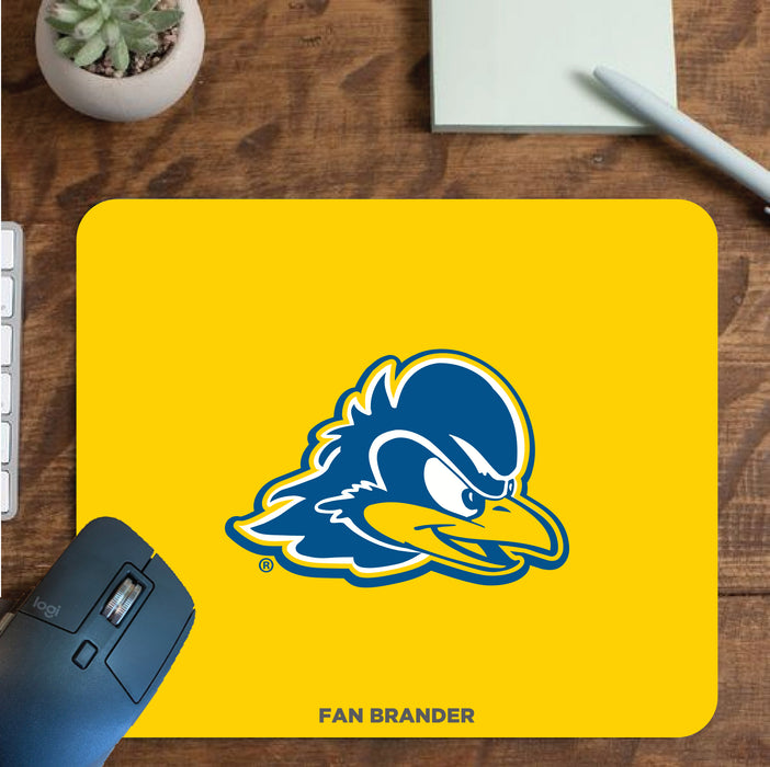 Fan Brander Mousepad with Delaware Fightin' Blue Hens design, for home, office and gaming.