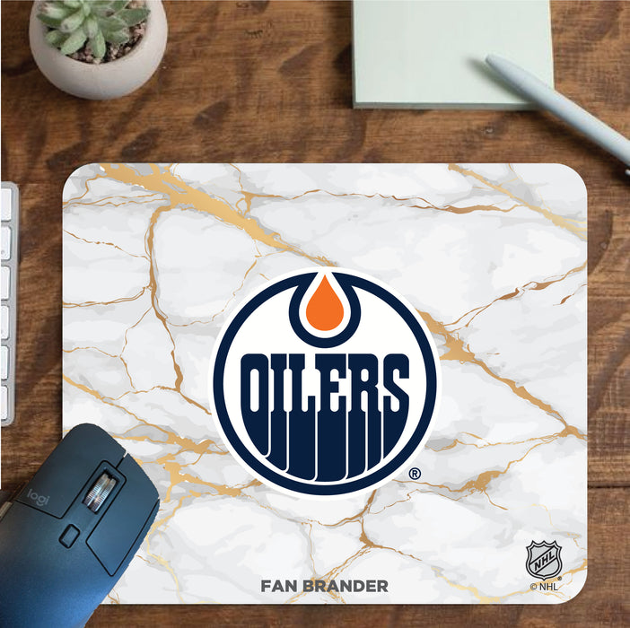 Fan Brander Mousepad with Edmonton Oilers design, for home, office and gaming.