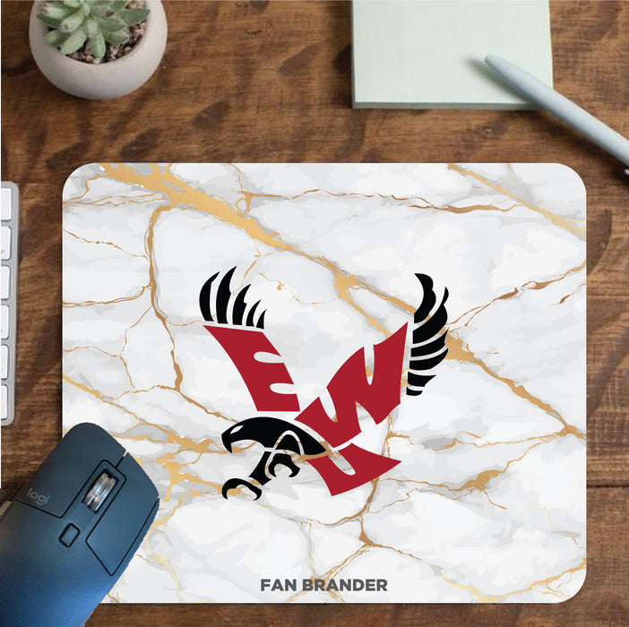 Fan Brander Mousepad with Eastern Washington Eagles design, for home, office and gaming.