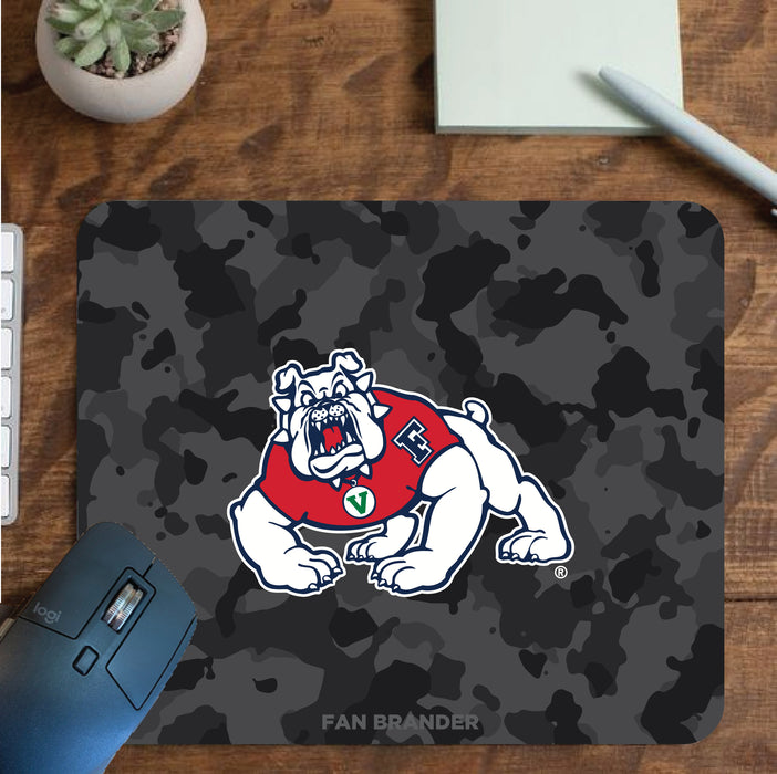Fan Brander Mousepad with Fresno State Bulldogs design, for home, office and gaming.