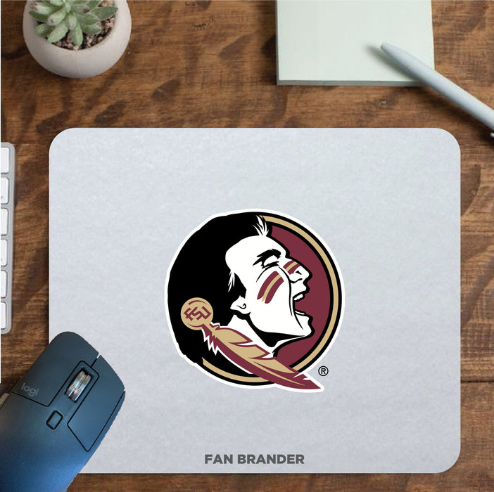 Fan Brander Mousepad with Florida State Seminoles design, for home, office and gaming.