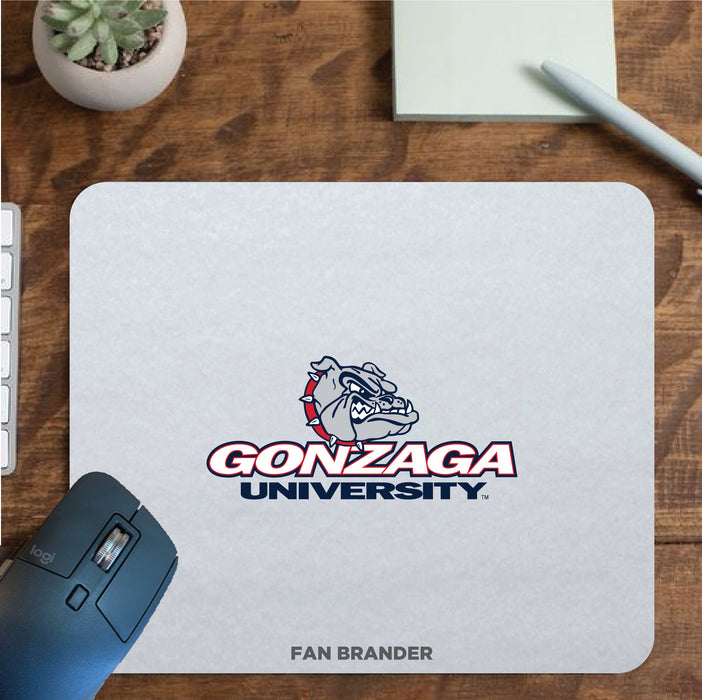 Fan Brander Mousepad with Gonzaga Bulldogs design, for home, office and gaming.