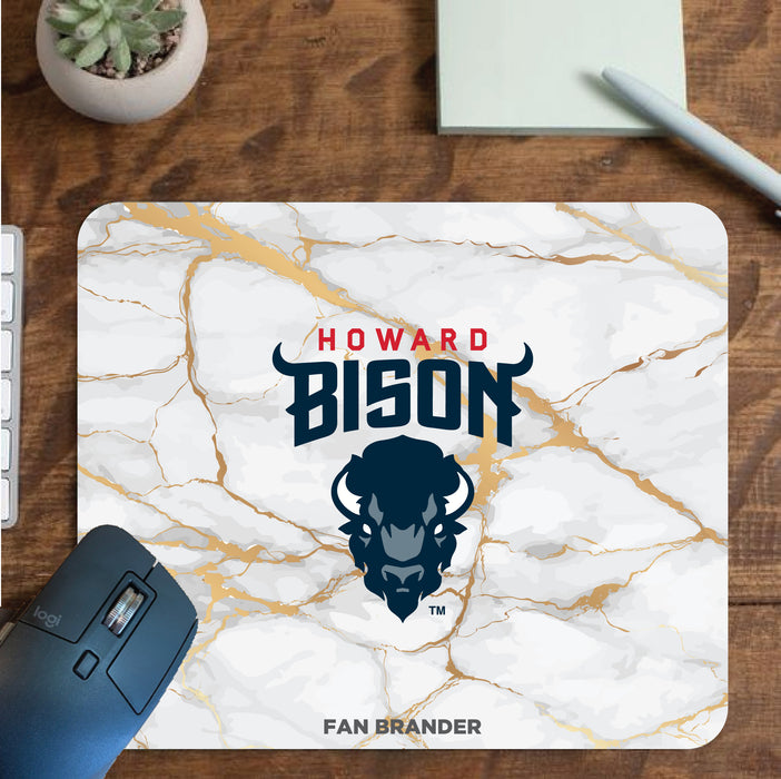 Fan Brander Mousepad with Howard Bison design, for home, office and gaming.