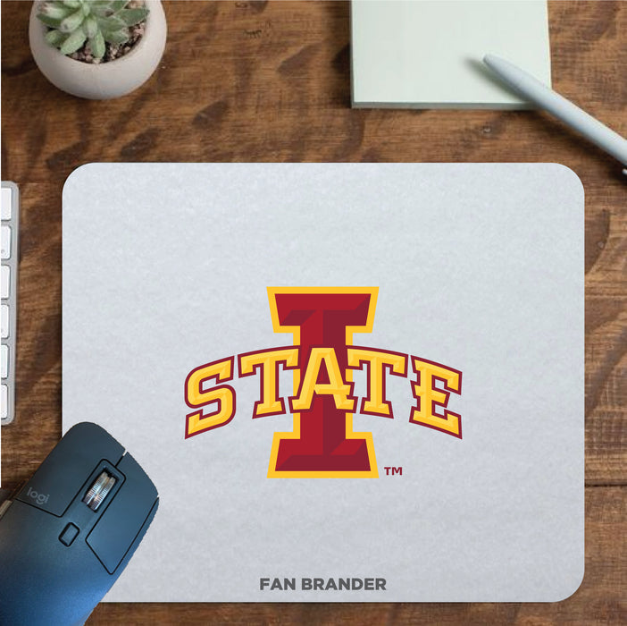 Fan Brander Mousepad with Iowa State Cyclones design, for home, office and gaming.