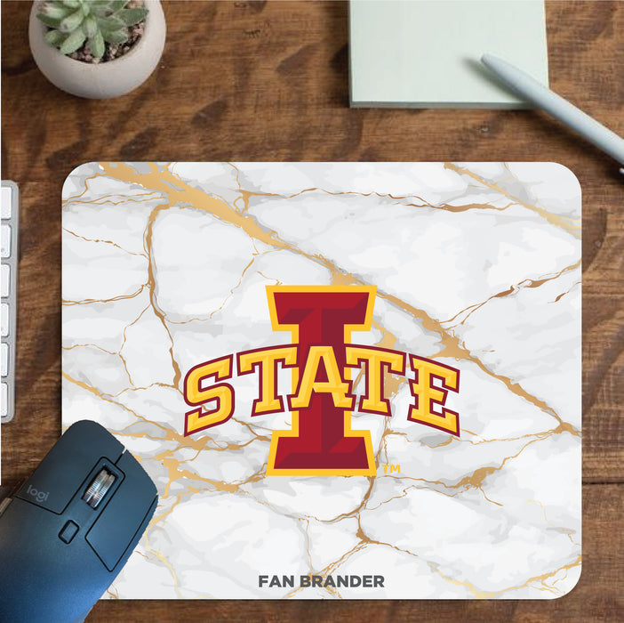 Fan Brander Mousepad with Iowa State Cyclones design, for home, office and gaming.