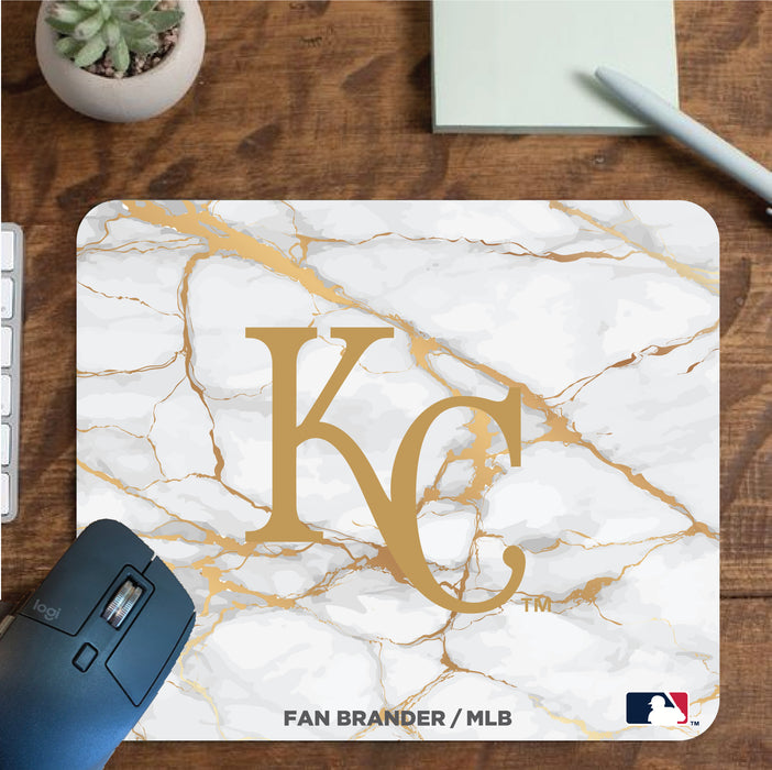 Fan Brander Mousepad with Kansas City Royals design, for home, office and gaming.