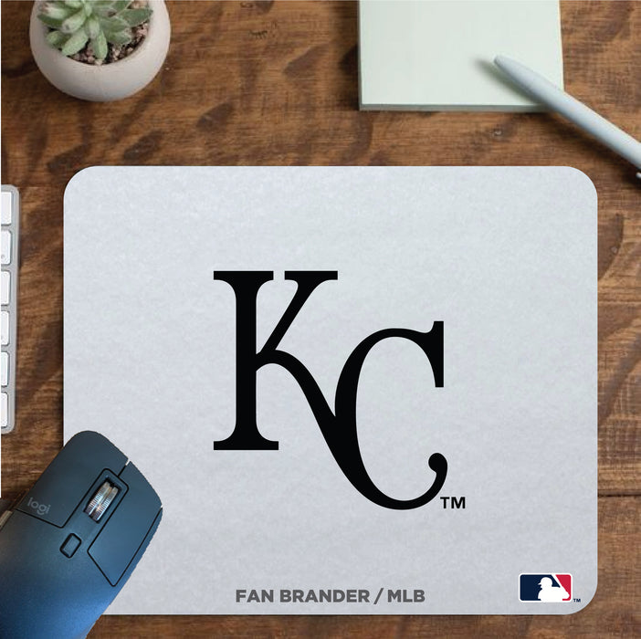 Fan Brander Mousepad with Kansas City Royals design, for home, office and gaming.